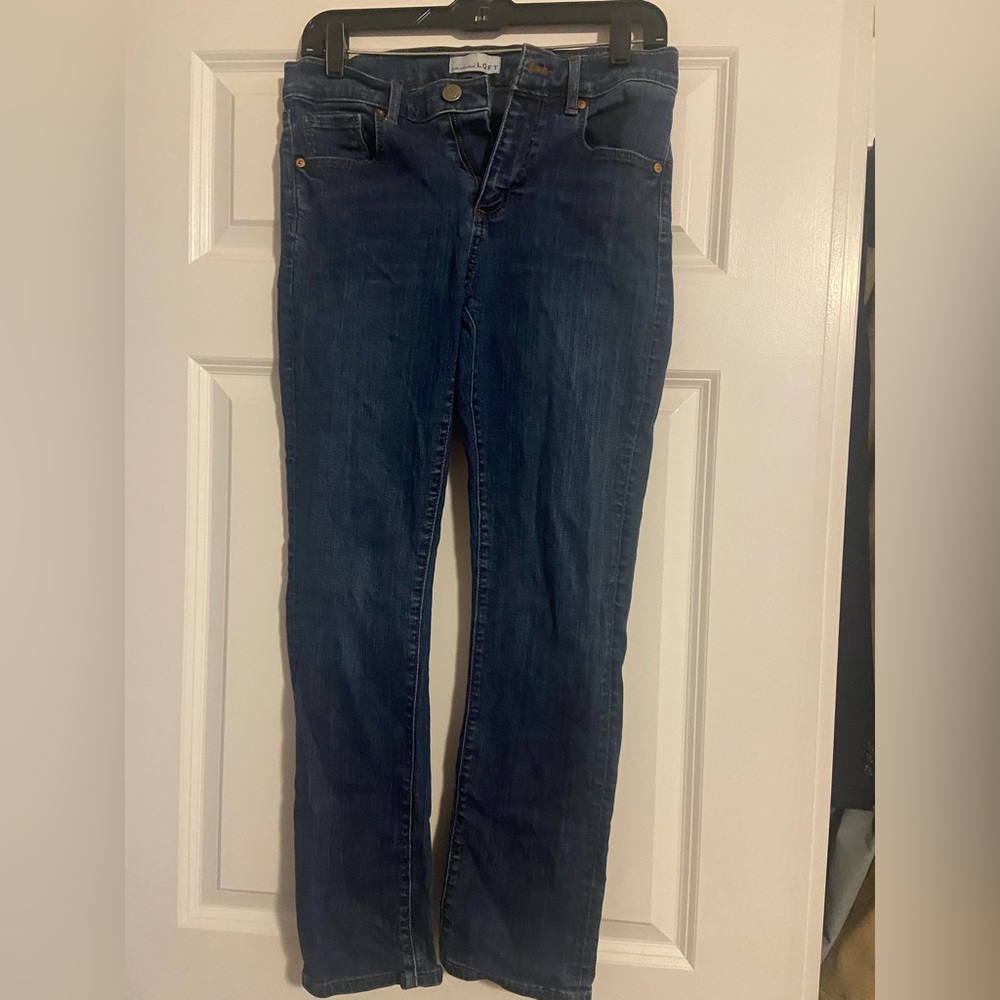 Loft Straight Leg Jeans size 6 P